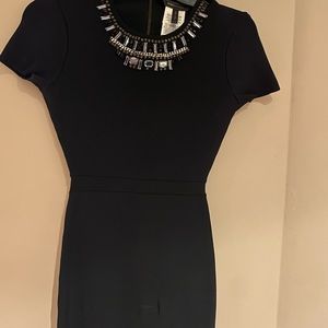 Bcbg dress with beaded neckline